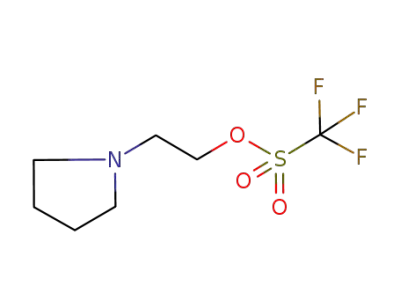 2-(pyrrolidin-1-yl)ethyl trifluoromethanesulfonate