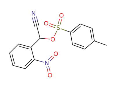 (2-nitro-phenyl)-(toluene-4-sulfonyloxy)-acetonitrile