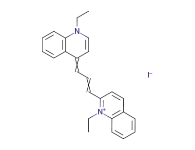 1-(1-ethyl-[2]quinolyl)-3-(1-ethyl-[4]quinolyl)-trimethinium ; iodide
